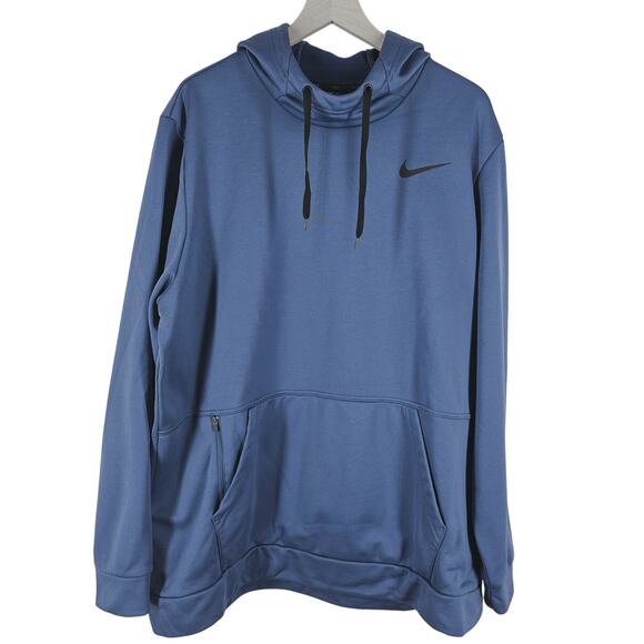 NIKE Dri-Fit Men's Hoodie – Excellent Condition – 2XL – Royal Blue - Picture 1 of 12